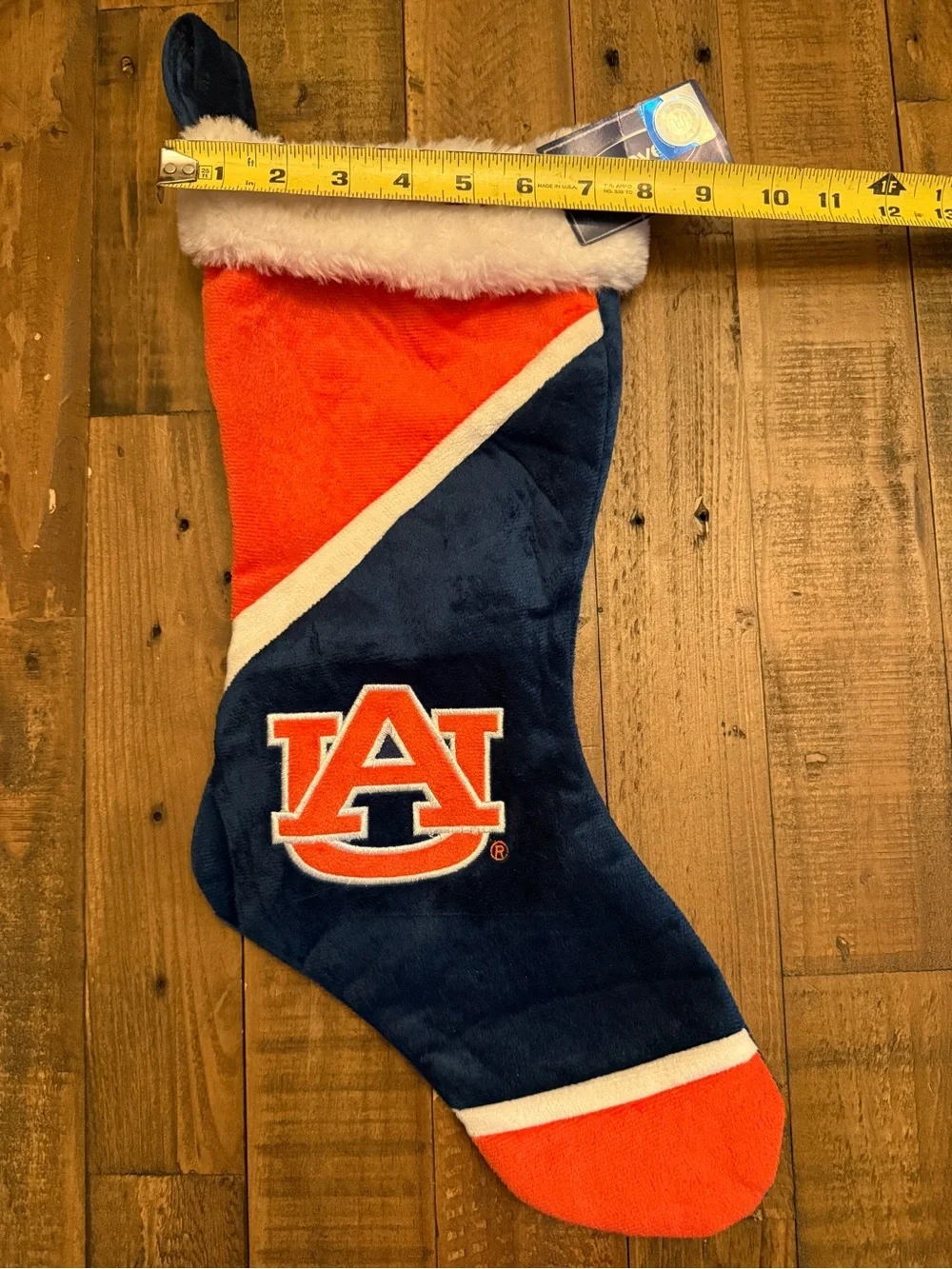 Auburn Tigers Christmas Stocking – Plush Holiday Mantle Décor – NCAA Licensed